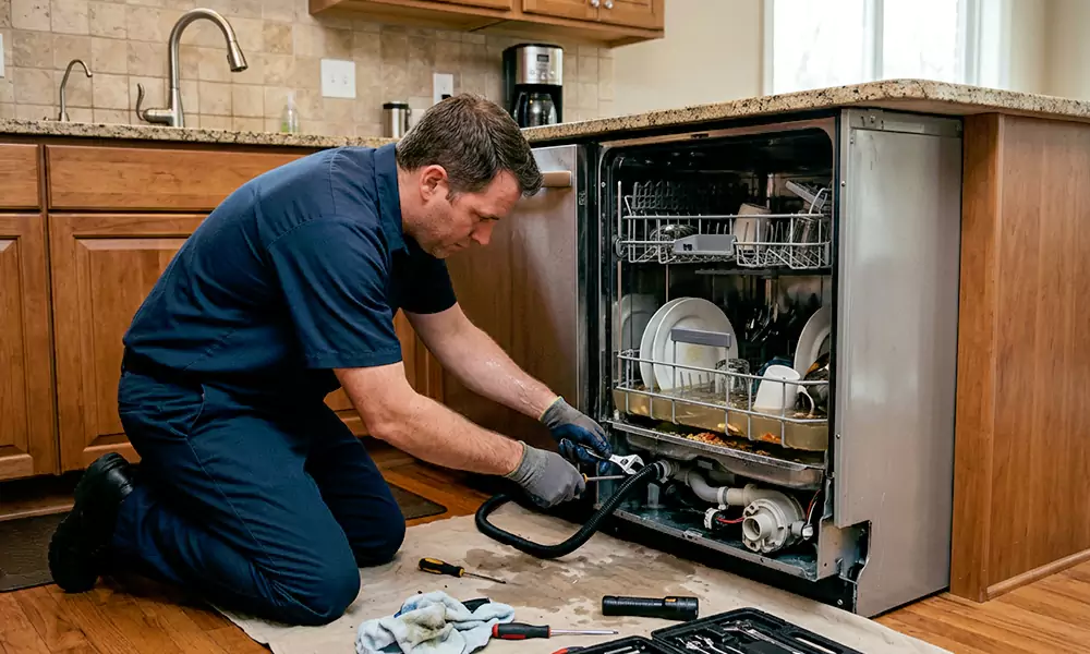 Dishwasher Not Draining Repair in Malden, MA