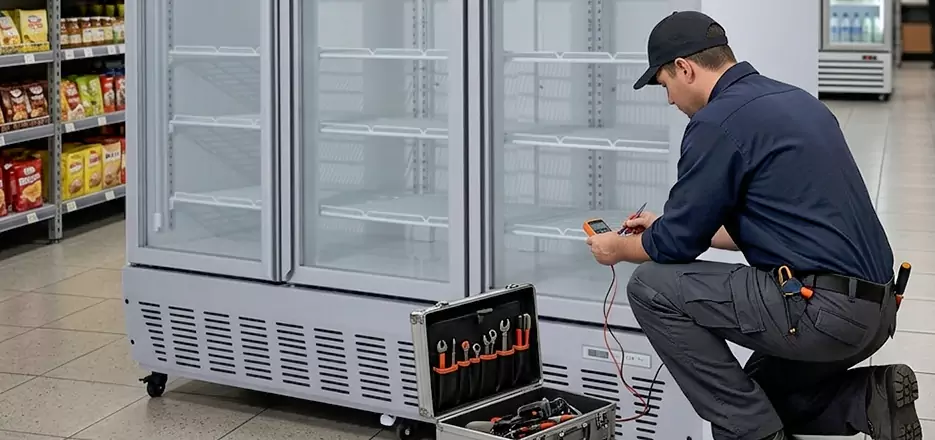 Commercial Refrigeration System Inspection in Malden