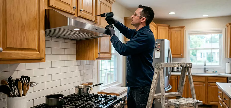 Wood Range Hood Installation Malden